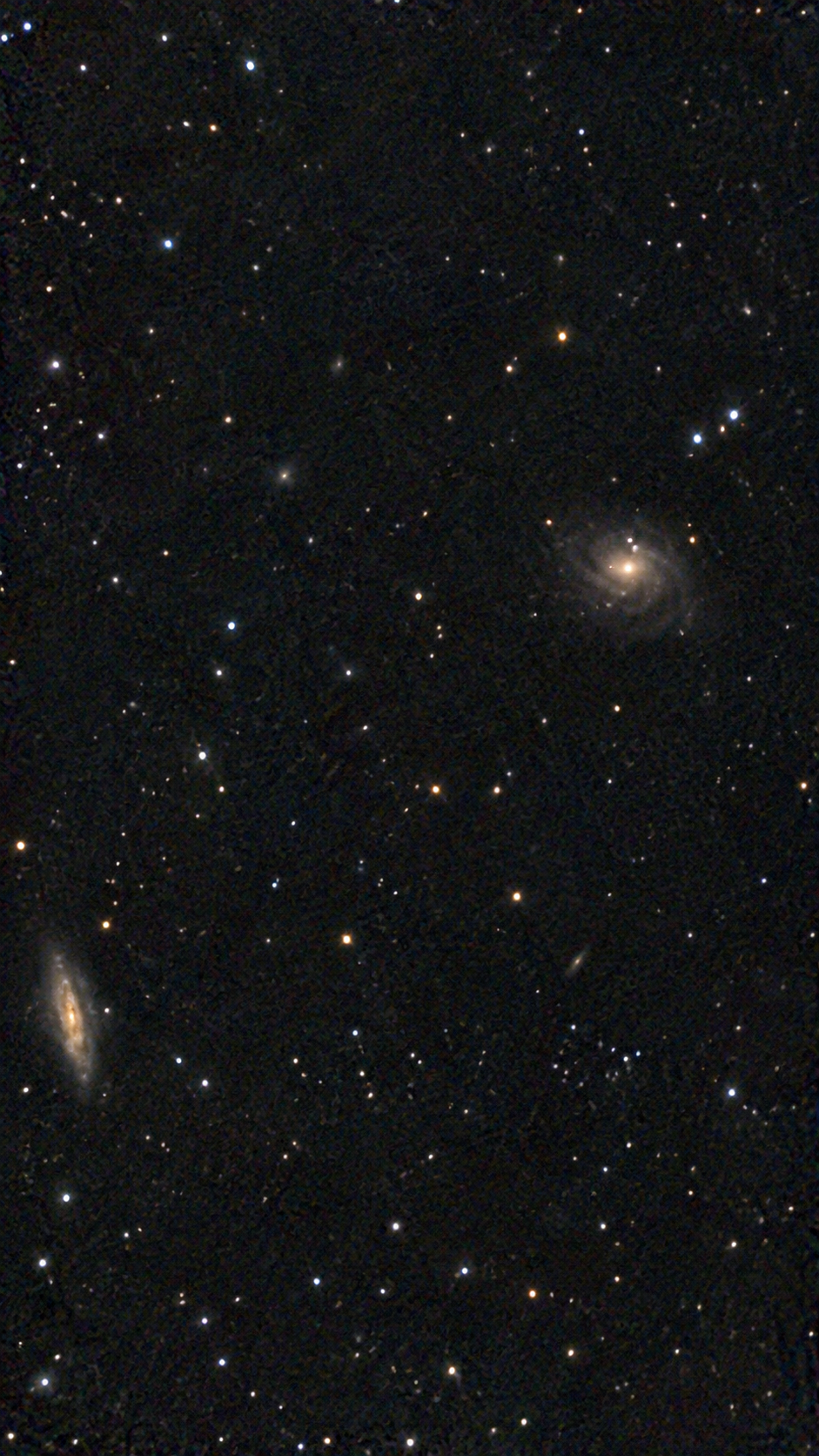 Bode's Galaxy (M81) and the Cigar Galaxy (M82) in the same field of view
